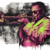 Mr. Brainwash Miles Davis - Mr Brainwash Poster Print MBW Pink And Green Street Art