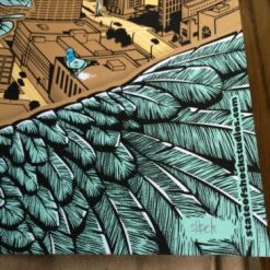 Widespread Panic - 2014 Shock Studios Poster Print Cleveland OH Jacobs Pavillion