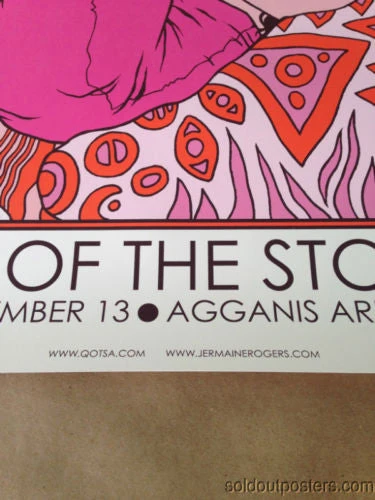 Queens Of The Stone Age - 2013 Jermaine Rogers Poster Print Boston MA Kills