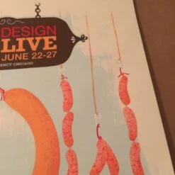How Design Live - Delicious Design Poster Print Chicago, IL Hot Dog Screen Print Art Prints