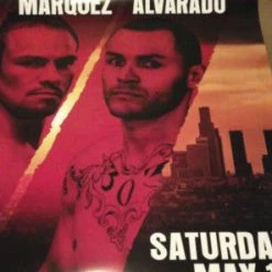 Sold Out Posters Juan Manuel Marquez Vs. Mike Alvarado Poster Print 5/17/2014 The Forum LA Boxing