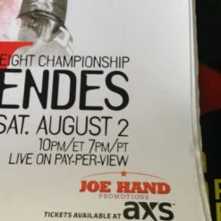 Sold Out Posters UFC 176 - 2014 Poster Print Aldo Vs. Mendes Staples Center MMA PPV