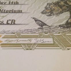 The Avett Brothers - 2014 Zeb Love Poster Print Shrine Auditorium Los Angeles Gig Posters