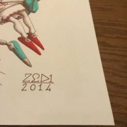 Art Prints Sacrifice For Love - 2014 Zed1 Poster Print UTBNY Hand Signed And Numbered/20