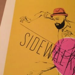 Sidewalk Chalk - 11/9/2012 Delicious Design Poster Print Lola St. Louis Gig Posters