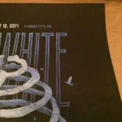 Jack White - 2014 DKNG Poster Print 1st Edition Midland Theater Kansas City Gig Posters