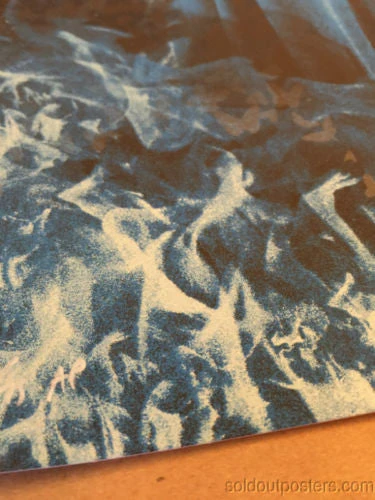 Arctic Monkeys - 2014 Todd Slater Poster Seattle, WA Paramount Theatre Blue Gig Posters