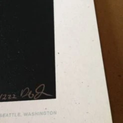 The Dead Weather 07/29/2009 Rob Jones Poster Print Chicago Vic Night 2 S/N