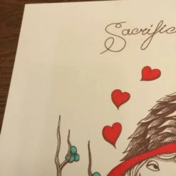 Art Prints Sacrifice For Love - 2014 Zed1 Poster Print UTBNY Hand Signed And Numbered/20