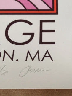 Queens Of The Stone Age - 2013 Jermaine Rogers Poster Print Boston MA Kills