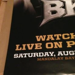 Sold Out Posters BKB Big Knockout Boxing Vera Vs Rosado Poster Print Mandalay Bay