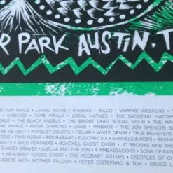 Austin City Limits Festival - 2013 Carlos Hernandez Poster #'d Print ACL Weekend 2