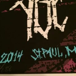 Queens Of The Stone Age - 2014 Poster Print Brad Klausen St Paul MN QOTSA