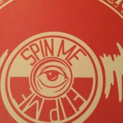 Spin Me Flip Me - 2014 Art Print Nick Perry Hand Signed Edition Of X/9 No Vinyl Gig Posters