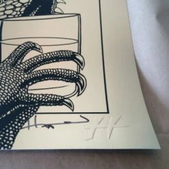 Queens Of The Stone Age - 2014 Justin Hampton Poster Print QOTSA Portland, GOLD