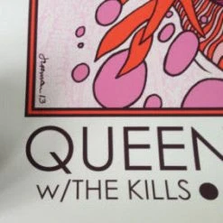 Queens Of The Stone Age - 2013 Jermaine Rogers Poster Print Boston MA Kills