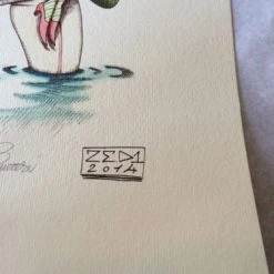 Art Prints Onions And Women Make Me Cry 2014 Zed1 Poster Print SIGNED #'d Hand Embellished