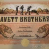 The Avett Brothers - 2014 Zeb Love Poster Print Shrine Auditorium Los Angeles Gig Posters