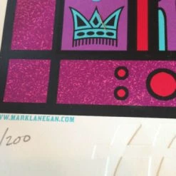 Queens Of The Stone Age The Night Porter - 2013 Justin Hampton Poster US Edition