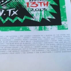 Austin City Limits Festival - 2013 Carlos Hernandez Poster #'d Print ACL Weekend 2