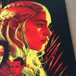 Game Of Thrones House Targaryen - Joshua Budich Poster Print SIGNED #'d/200