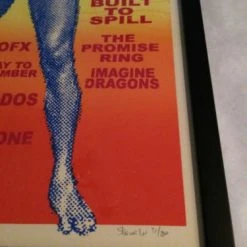 RIOT FEST 2012 Steve Walters Poster Print FRAMED Gogol Bordello FRAMED