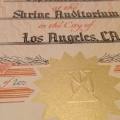 The Avett Brothers - 2014 Zeb Love Poster Print Shrine Auditorium Los Angeles Gig Posters