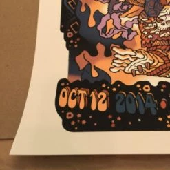 Gig Posters Widespread Panic 2014 Guy Burwell Poster Print Mississippi Coast Coliseum Biloxi