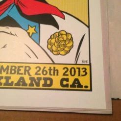 Gig Posters Pearl Jam - 2013 Frank Kozik Poster Print Oakland, CA Oracle Arena