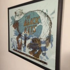 The Black Keys - 2010 Dan Grzeca Poster Framed Denver, CO Fillmore Colorado