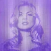 Fame Moss Kate Moss - 2015 Mr. Brainwash Poster Print CYAN ON MAGENTA Ed Of 65