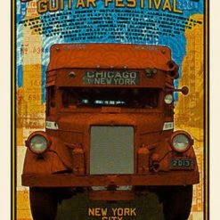 Crossroads Guitar Festival - 2013 Chuck Sperry Bus Poster, Eric Clapton