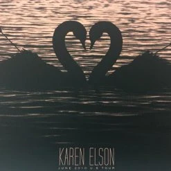 Gig Posters Karen Elson - 2010 Todd Slater Poster June U.S Tour