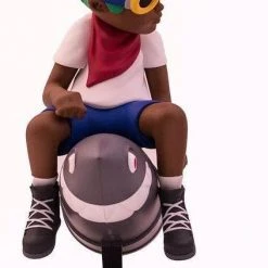 Rocket Bait - 2017 Hebru Brantley BBC White Shirt Flyboy Complex Con Vinyl Toy Sculptures/Toys