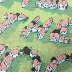 Gig Posters Walk The Moon - 2015 Justin Santora Poster Austin, TX Stubb's BBQ