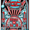 Kings Of Leon - 2017 Jesse Philips Poster Raleigh, Walnut Creek Amphitheatre