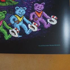 Grateful Dead - 2015 Marq Spusta Poster Chicago, IL Fare Thee Well