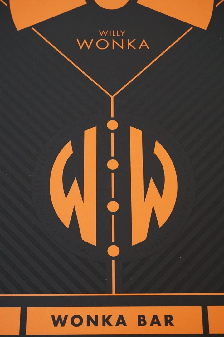 Movie/TV Posters Wonka Nutty Crunch - 2015 Justin Van Genderen Poster Gene Wilder