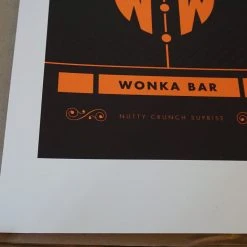 Movie/TV Posters Wonka Nutty Crunch - 2015 Justin Van Genderen Poster Gene Wilder