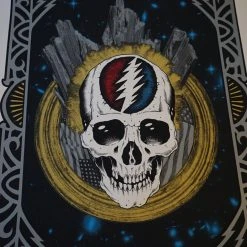 Grateful Dead - 2015 Alan Forbes Poster Chicago, IL Steal Your Face