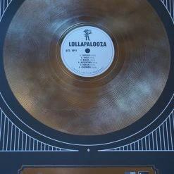 Sold Out Posters Lollapalooza - 2016 25th Anniversary Poster Chicago Grant Park FOIL