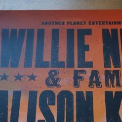 Willie Nelson - 2015 Zeb Love Poster Print Allison Krauss Berkeley GA