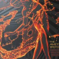 The Avett Brothers - 2015 Todd Slater Poster Print Wheeling, WV Capitol X/200