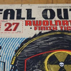 Fall Out Boy - 2016 Zeb Love Poster Print San Francisco Bill Graham Gig Posters