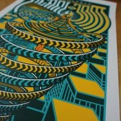 Pearl Jam - 2013 Brad Klausen Print Lollapalooza Poster Sao Paulo, Brazil S/N Gig Posters