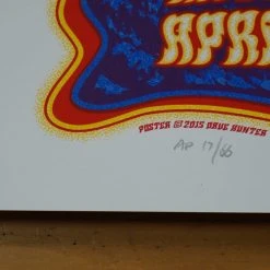 Bisco Inferno - 2015 Dave Hunter Poster Disco Biscuits Denver, CO Red Rocks Colorado