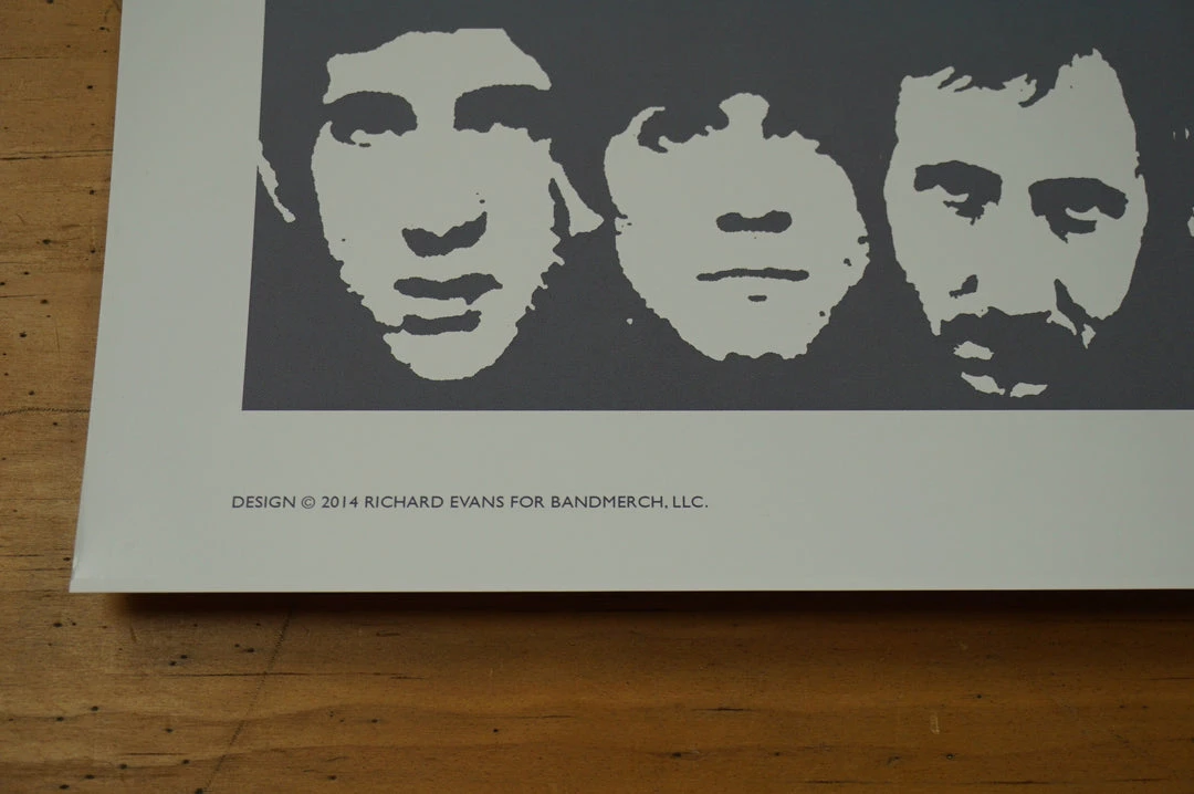 The Who - 2015 Richard Evans Poster Who's Counting 50th Anniversary Tour Gig Posters