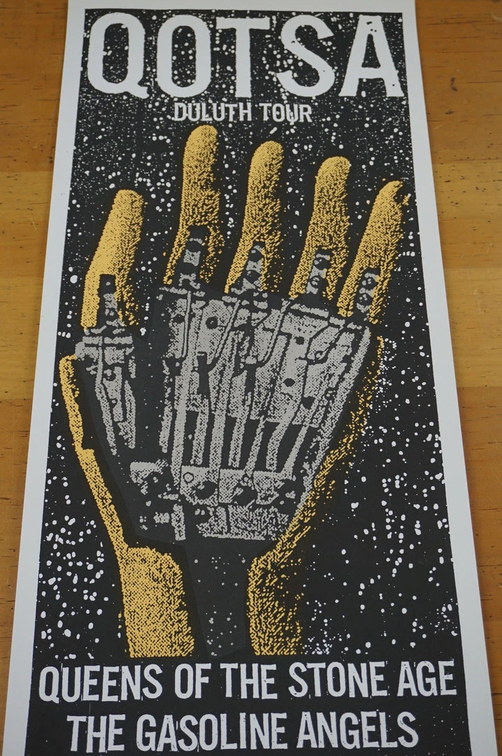 Queens Of The Stone Age - 2007 Print Mafia Poster Boise, Idaho QOTSA