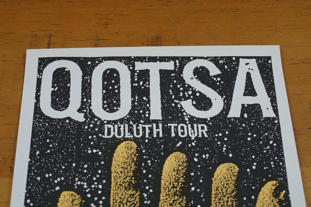 Queens Of The Stone Age - 2007 Print Mafia Poster Boise, Idaho QOTSA