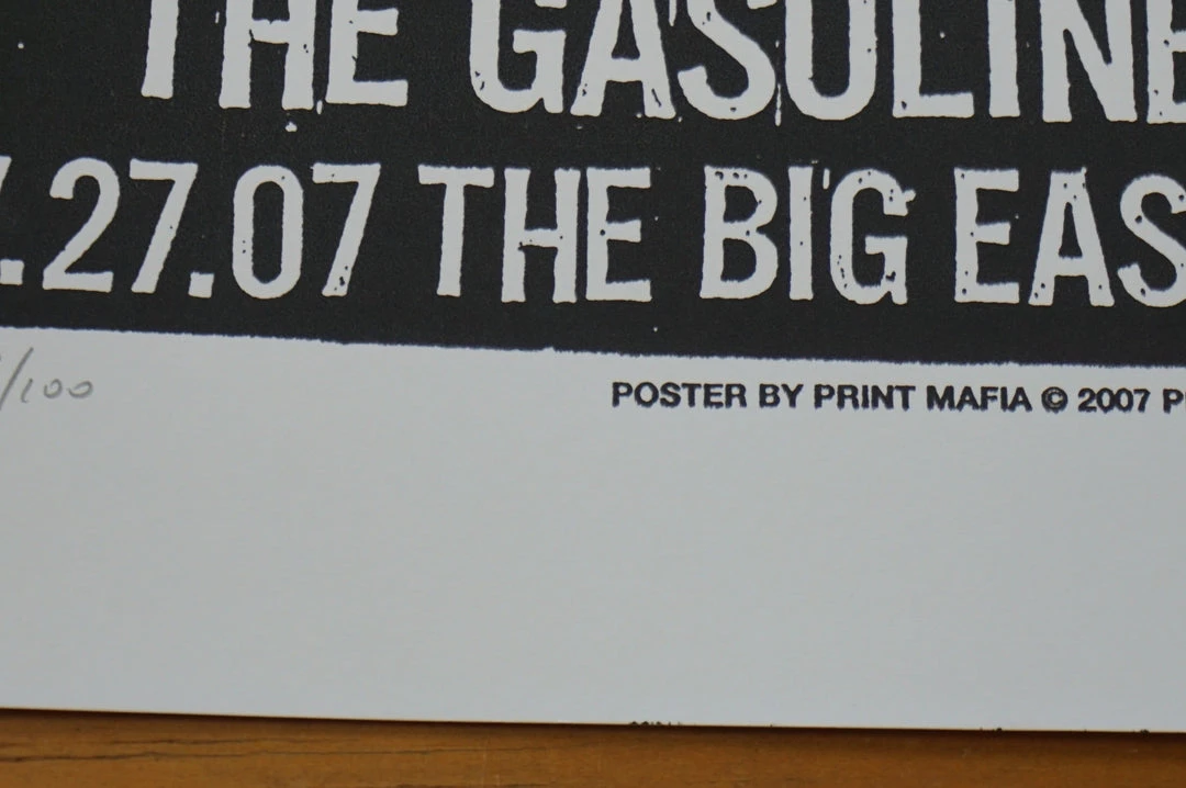 Queens Of The Stone Age - 2007 Print Mafia Poster Boise, Idaho QOTSA